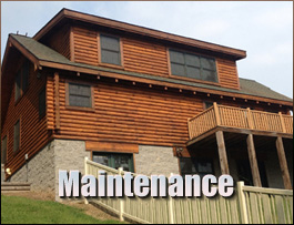  Hellier, Kentucky Log Home Maintenance