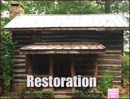 Historic Log Cabin Restoration  Hellier, Kentucky